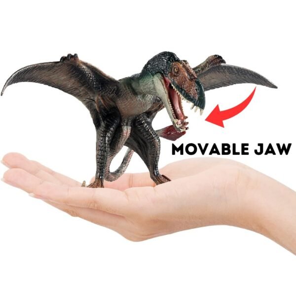 Dinosaur Toy Figure Width-16cm Pterodactyl Dinosaur Toys for Kids & Adults PVC Multicolour | Flying Dino - Image 3