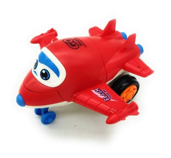 HK Toys Robot Friction Toy | Education & Unbreakable Toy | Bright Color | Mini Racing Converting Plane to Robot Friction Toy (Random Colors) (1 pcs) for Kids - Image 3