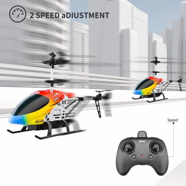 Jack Royal Remote Control Helicopter for Kids Altitude Hold 2.4GHz RC Helicopters with Gyro for Beginner Toys Indoor Flying with 3.5 Channel LED Light Multi Color - Image 6