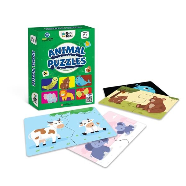 Combo Set of 3 Jigsaw Puzzles for Kids | 2-Piece Animals, Transport, Fruits & Vegetables Puzzles | Educational Toy for Cognitive Development | Fine-Motor Skills | Age 1, 2 & Above - Image 4
