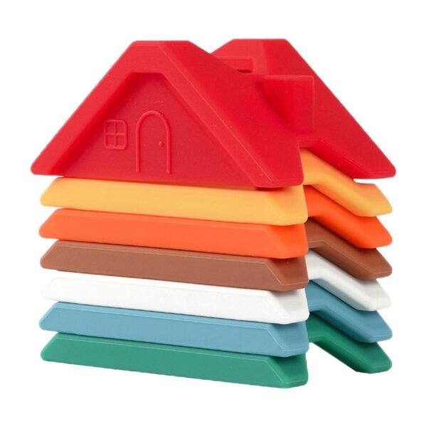bnf® Silicone Stacking Toys Fine Motor Skills Educational Toy for Children Red Baby | Toys for Baby | Developmental Baby Toys