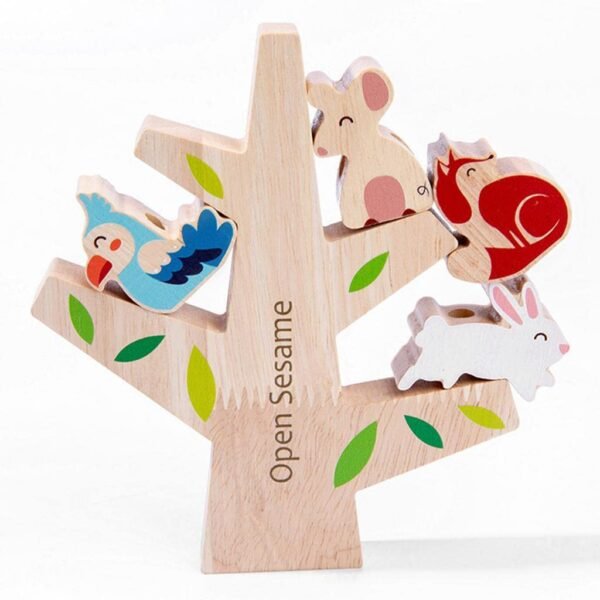 bnf® Wooden Stacking Toys Set Stacking Balancing Montessori Toy for Kids Children Baby | Toys for Baby | Developmental Baby Toys