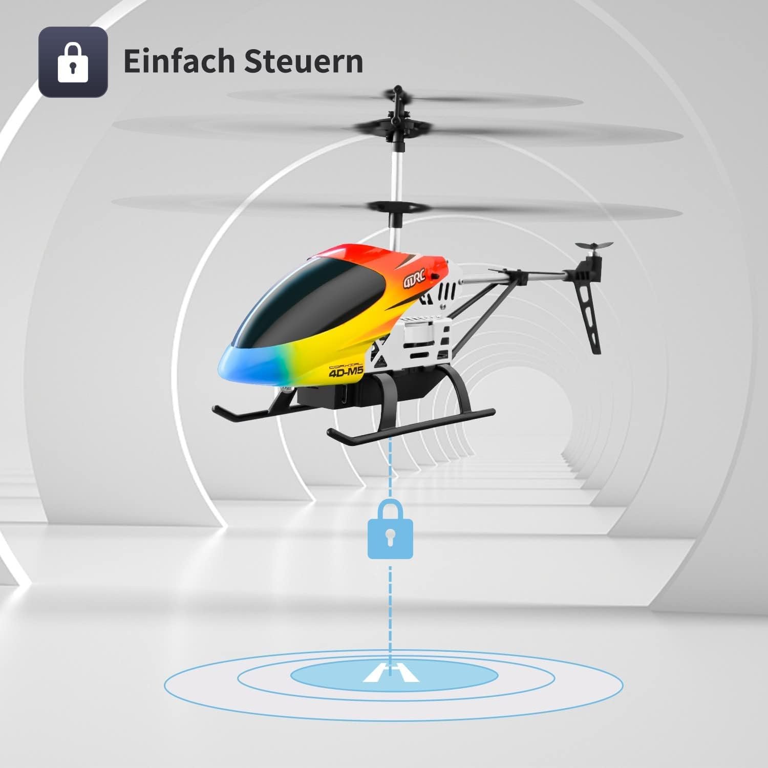 Jack Royal Remote Control Helicopter for Kids Altitude Hold 2.4GHz RC Helicopters with Gyro for Beginner Toys Indoor Flying with 3.5 Channel LED Light Multi Color - Image 4