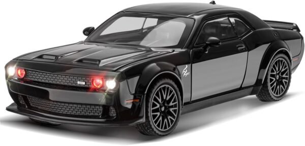 1:32 Porsche 911 Carrera Diecast Model Car Die-cast Metal Toy car Cars Pullback for Kids Best Gifts Vehicle Toys Sound and Light Pull Back (Multi Color) - Image 5