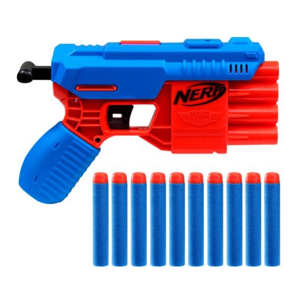 Nerf Alpha Strike Fang Qs-4 Toy Blaster, Fire 4 Darts in A Row, 10 Nerf Darts, Gift Toys for Kids Teens&Adults, Toy for Boys, Birthday Gift Toy Ages 8+,Best Xmas Gift,Multicolor - Image 3