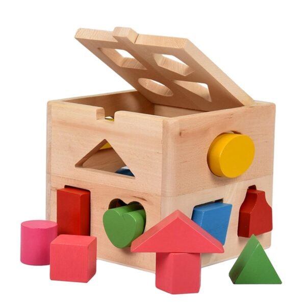 bnf® Montessori Shape Sorter Toys Geometric Shape Toy for Girls Toddlers Children