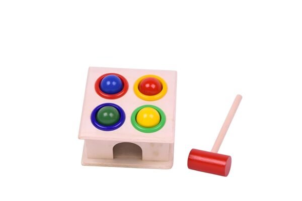Wooden Hammer Ball Toy for Kids 2 Years | Montessori Toys for 1+ Year Old Boy | Hand-Eye Coordination & Sensory Toy | Activity Game & Pounding Toy for Toddlers - Image 5