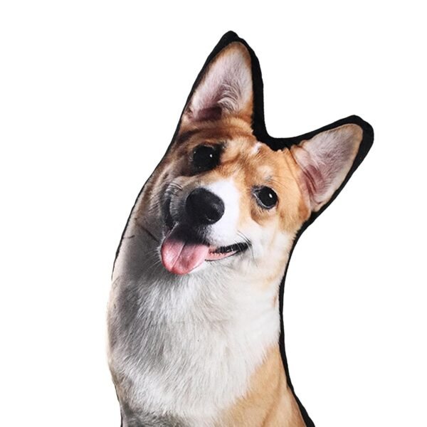 bnf® Simulation Plush Pillow Funny Kids Accompany Toys for Office Kids Room Couch Corgi - Image 2