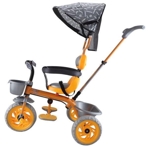 Adventure Rider Pro Max Kids|Baby Trike|Tricycle for Kids|Boys|Girls|Cycle for Kids 1-4 Years TZ-604 (Yellow) - Image 2