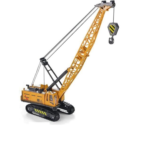 Unbreakable Friction Power Crane Toy With Cable 360 Degree Rotating Towing Pull Back Vehicles Construction Truck Toy For 3+ Years Old Kids Boys Girls,Multicolor - Image 3
