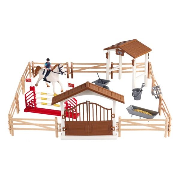 Lyla Horse and Horseman Playset Pretend Play Toy for 3 4 5 6 7 Year Old Baby Kids Men Horseman
