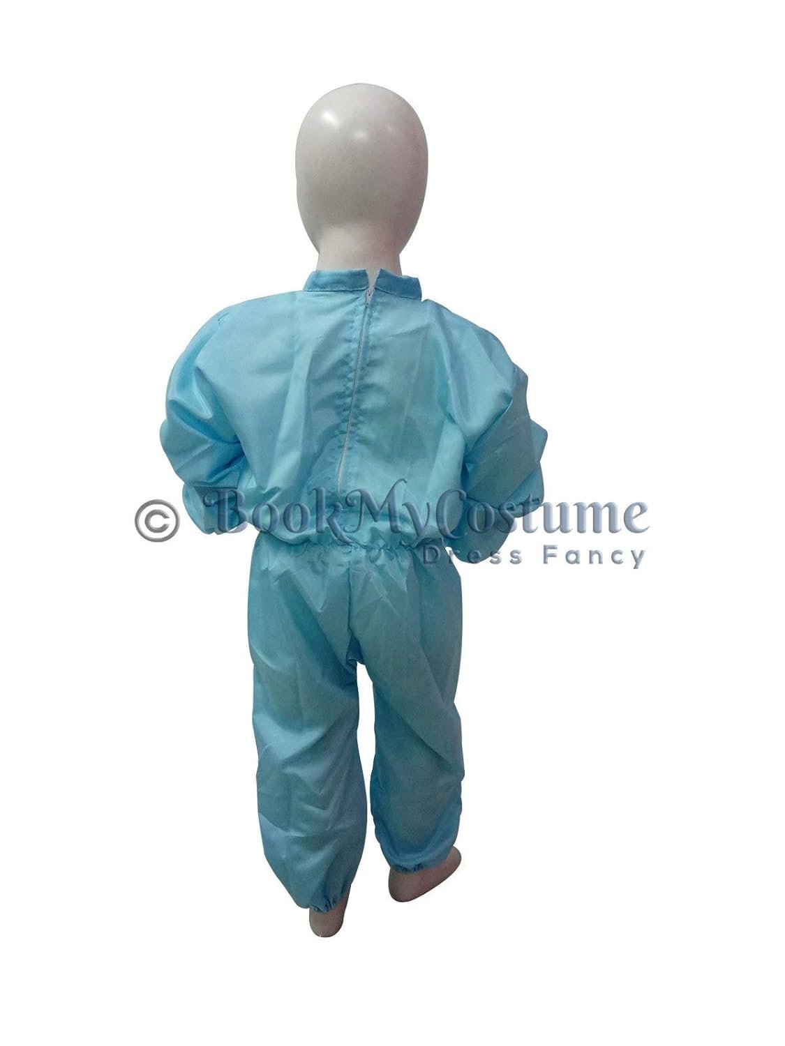 BookMyCostume Blue Jumpsuit River Water Cloud Sea Kids Fancy Dress Costume for Boys - Image 3