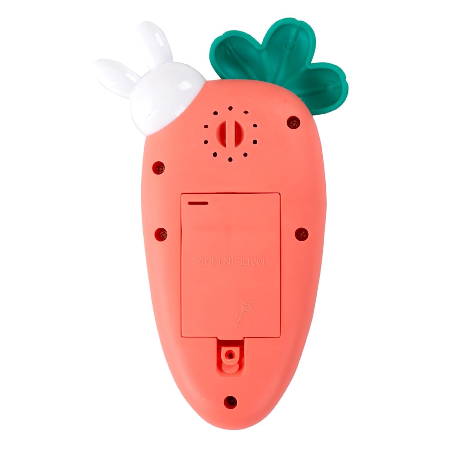 Carrot-Shaped Rabbit for Babies, Musical Toy for 1-3 Year Old Baby Boys and Girls | Interactive Button Learning Remote with Baby Music, Flashing Lights - Image 3