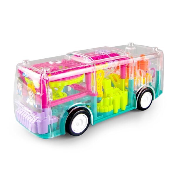 Toys Bus for 1-6 Year Old Boy, Kids Toys Electric Car Toys, Musical Learning Toys for Boys Girls Toddlers with Cool Light & Sound Effect, Great Birthday Gift for Kids