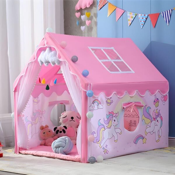 Colorfull and Extremely Light Weight Indoor and Outdoor Kids Play Tent House for 3-8 Years Old Kids Girls and Boys (2-Horse-052)
