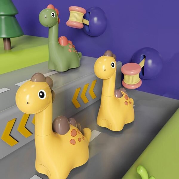 Lyla Cartoon Dinosaur Car Toys for Kids Age 2 3 4 5 6 7 Year Old Boys Girls Gifts Green - Image 5