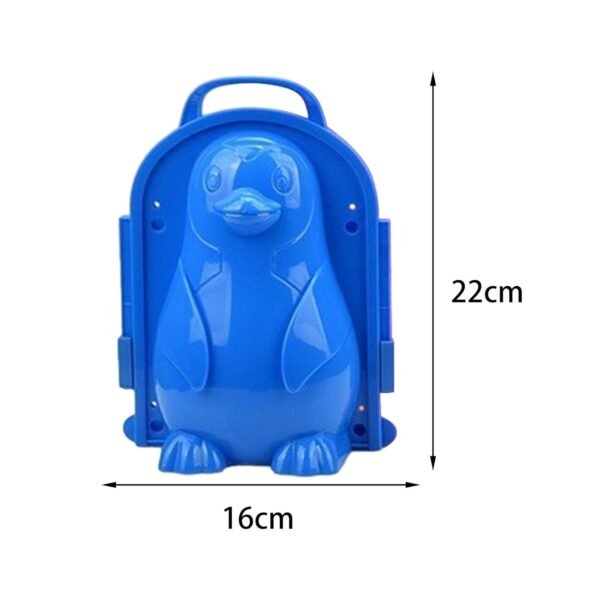MERISHOPP® Snowball Maker Clip Snowball Maker Tool for Kids Teens Adults Beach Holidays Blue Penguin|Toys & Hobbies | Games | Other Games|1 Snowball Maker Tool - Image 3