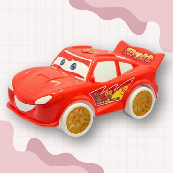 Toys Treasure Cartoon Racing Friction Car for Kids 2-5 Years | Push Cars for Boys (Random Color Shipped) - Image 3