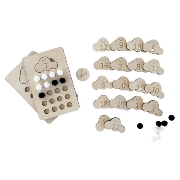 bnf® Board Game Counting Geometry Sorting Toy Number Board for Baby Children Kids Baby | Toys for Baby | Developmental Baby Toys - Image 6