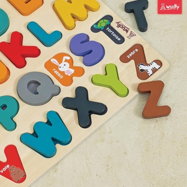 Wudly Wooden Four Smart Brain Puzzle for Kids | Educational Toy and Learning Aid for Toddlers - 1+ Years | Fine Motor Skill Development | Safe & Durable (Shapes and Puzzle), Multicolour - Image 5