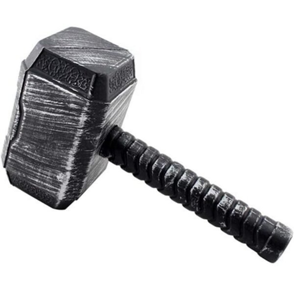 Thor Hammer for Halloween Props | Cosplay | Thor Props Costume Accessories | Toys for Halloween - Black - Image 3