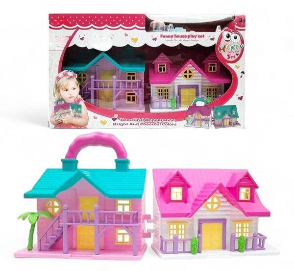 Funny Doll House | Play Set | Girls Doll House | Play Set with Accessories | Role Play Set|Age for 3-8 Years (Funny House)