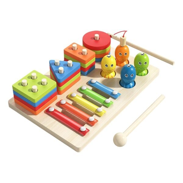 bnf® Wooden Sorting Stacking Toy Preschool Toy for Boys Girls Preschool Kids Boys