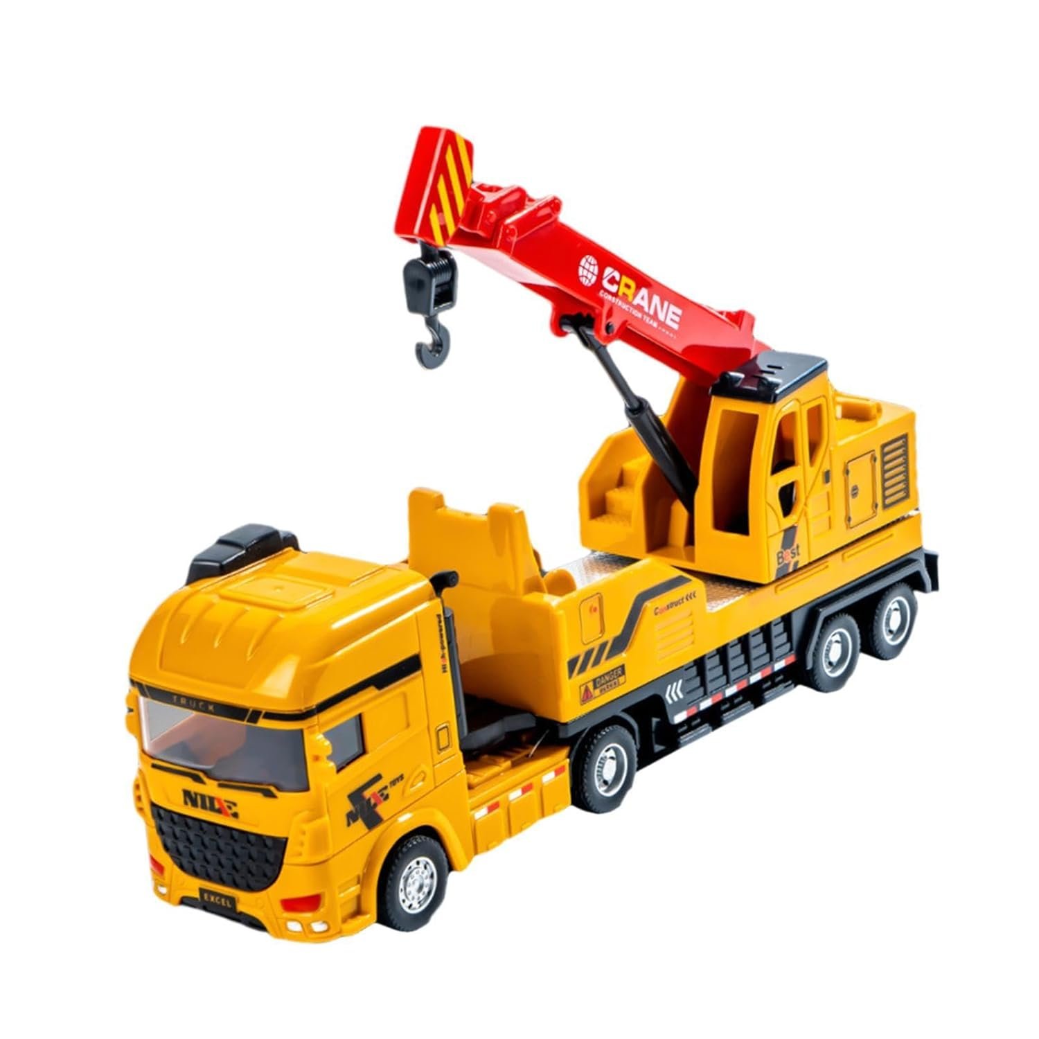 BNF® Friction Powered Vehicle Pull Back Car Model for Children 3-7 Years Old Boys C|Toys & Hobbies | Diecast & Toy Vehicles | Cars, Trucks & Vans |1 Friction Powered Crane Truck Toy