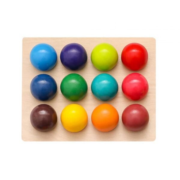 bnf® Montessori Toys Color Sorting Game Early Learning for Kids Children Peg Board