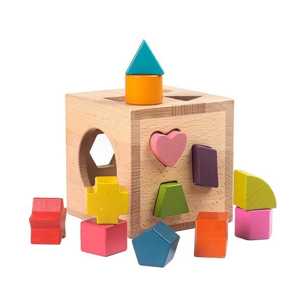 Toy Shape Sorter Intelligence Box Shape Recognition Shape Sorting Box Girls Kids Color - Image 5