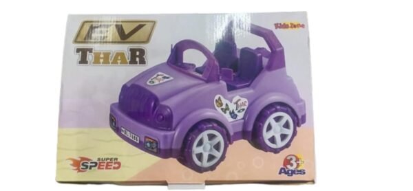Push and Go Jeep Toy for Kids Friction-Powered Off-Road Car Durable Plastic Vehicle for Kids- No Batteries Interactive Learning & Fun Ideal Gift for 1-5 Year Color Depends on Stock - Image 3