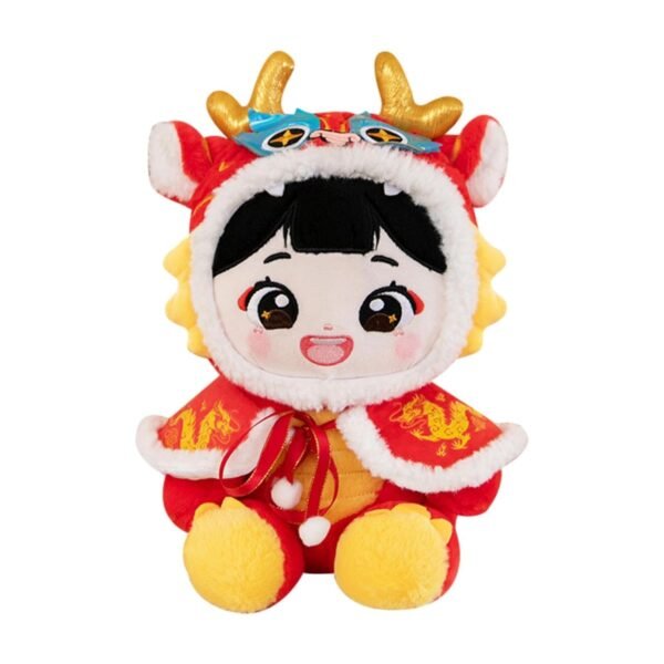 bnf® Chinese New Year Plush Toy Soft Handmade Stuffed Animal Toy for Parties Room Girl