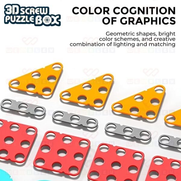 Wembley 4 in 1 Toy Drill Screw Tool Set for Kids 3 4 5 6 7+ 3D Puzzle Box STEM Learning DIY Building Block Kit Creativity Educational Construction Promotes Motor Skills - Space Theme - Image 5