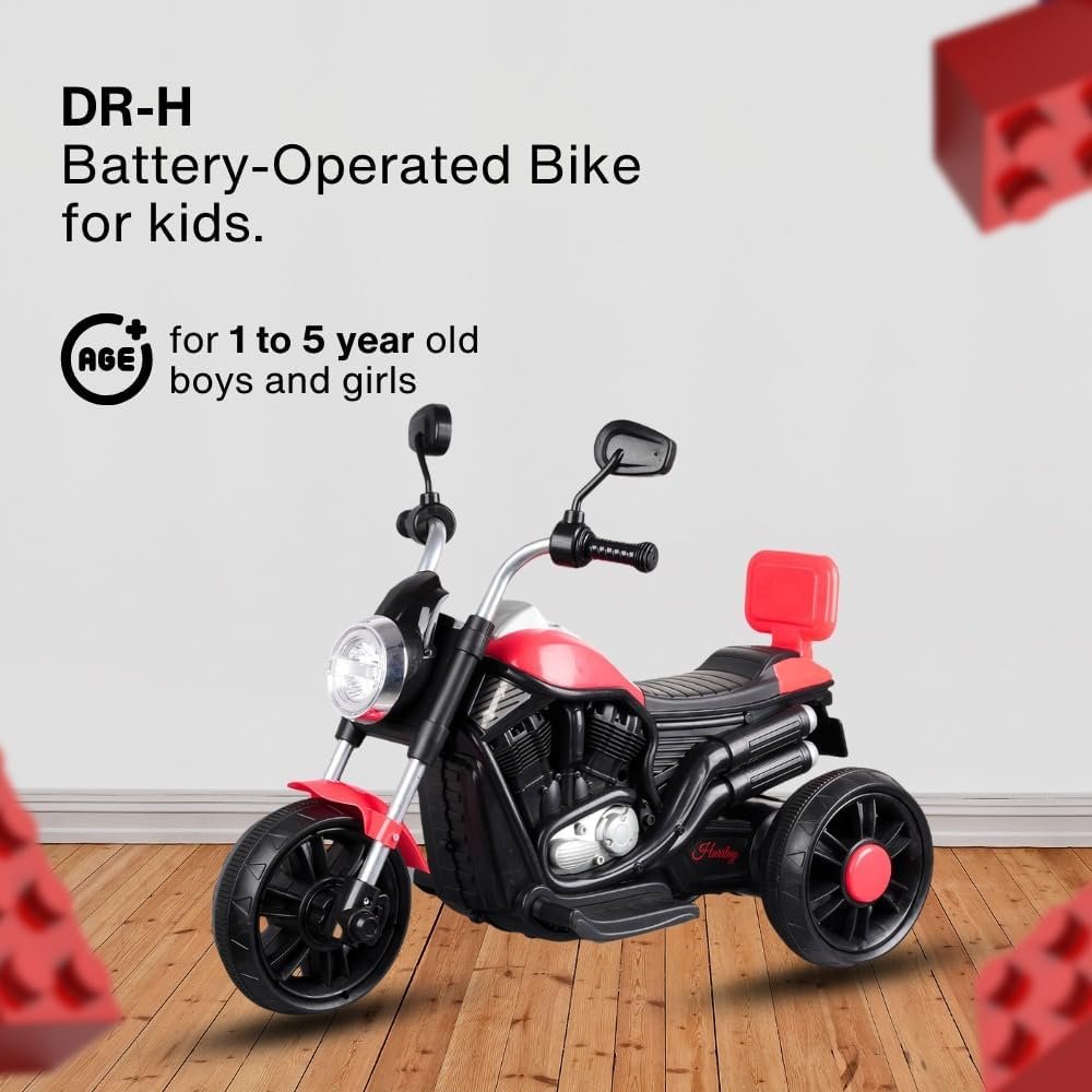 Kids Electric Bike with Rechargeable Battery, Light and Music, Ride-on Toy for Ages 1-5 Years - Image 3
