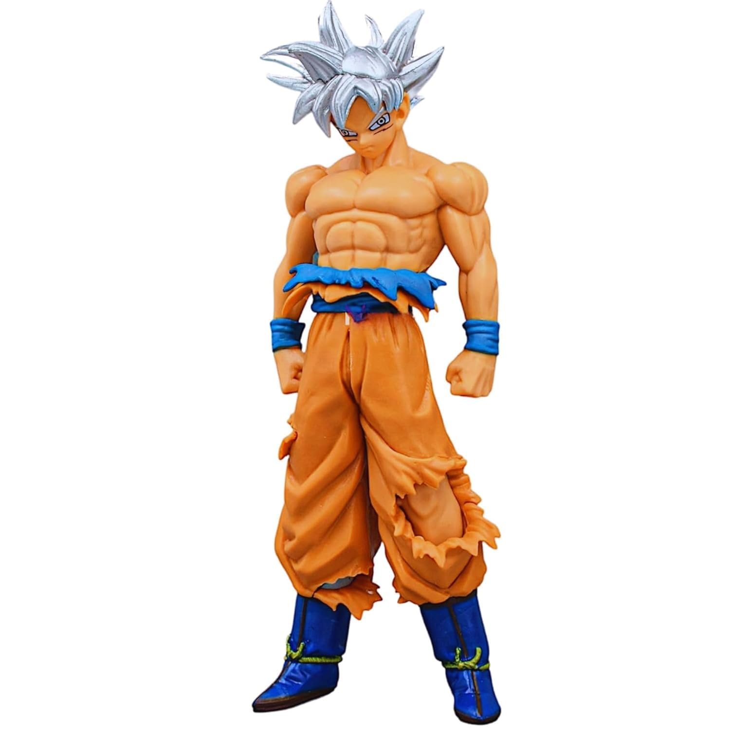 Kids Dragon Ball Z Super Saiyan Ultra Instinct Goku Hair Action Figure Ideal for Playing Kids and Children (18cm, Multicolour) Design Send by as per Availability.