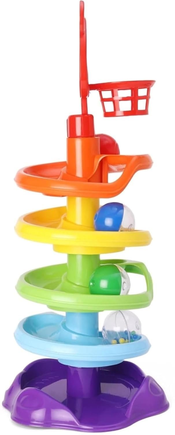 NEW PINCH 7 Ball Spiral Tower 2 Years Baby Activities Toys Child Toys 2-5 Years Toy for 1+ Years Activity Toys for 3+ Year Old Toddler Activity Toys