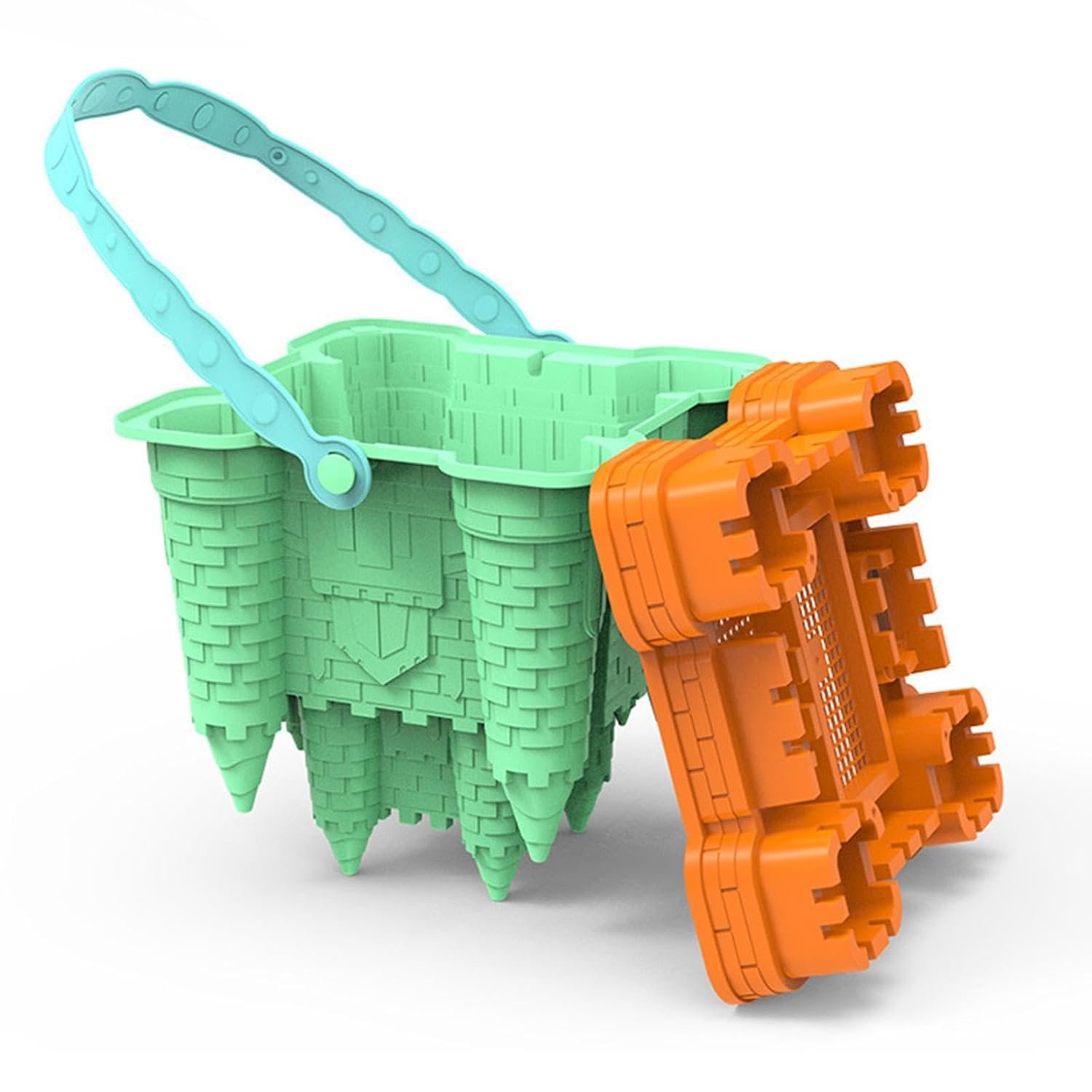BNF® 14x Sand Castle Toy for Kids Playground Outdoor Sand Toys for Ages 4-7 Years Green|Toys & Hobbies | Outdoor Toys & Structures | Sand & Water Toys |14 Beach Sand Toys Set - Image 2