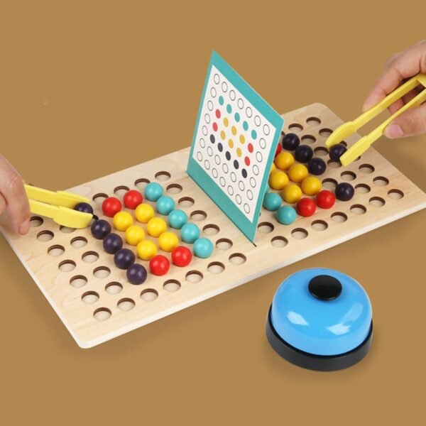 bnf® Wooden Board Bead Game Montessori Sorting Toy for 3+ Year Old Children Gifts - Image 6