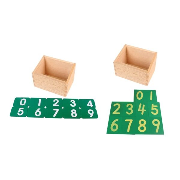 Toy Number Cards Safe with Box Educational Tool for Toddlers Boys 0-2 Years Old International - Image 2