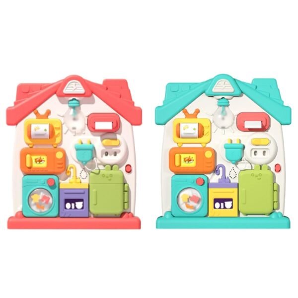 bnf® Busy Board Toy Multifunction Montessori Toy for Ages 0-3 Years Kids Children Red | Toys for Baby | Developmental Baby Toys - Image 6