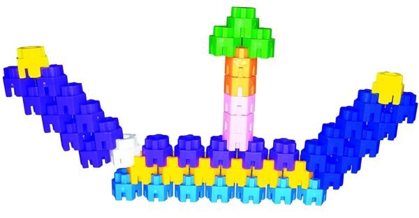 Building Blocks for Kids - Hexagonal Educational Medium Size Building Smart Blocks for 3-8 Years Old Kids Boy, Block Game, Educational Toys for Kids-Multi(Hexa Blocks, 90 Pcs) - Image 5