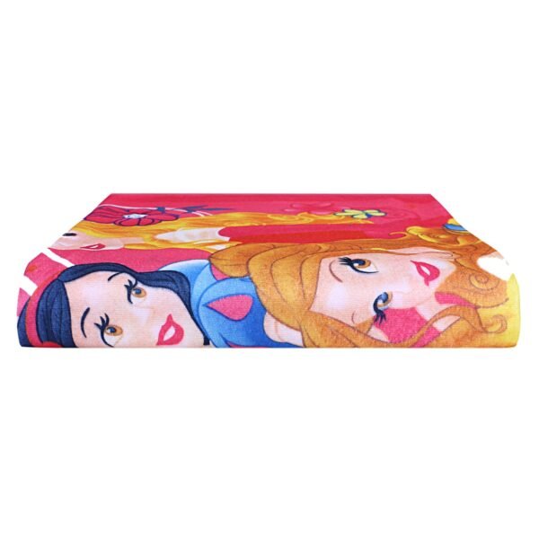 Kuber Industries Kids Bath Towel|Soft Cotton & Sides Stitched Baby Towel|Super Absorbent Aquarium & Princess Print Towel for Infants,Pack of 2 (Multicolor) - Image 4