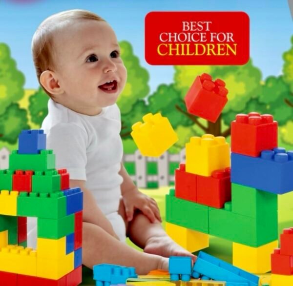 ARIZON Building Blocks Set for Kids, 125 Pcs, Educational Creative Puzzle Game for Children, Boys & Girls, Learning Toy for Kids, Multicolor, DIY Puzzle, Games Toys (TOY-BLOCK-125-MULTI) - Image 3