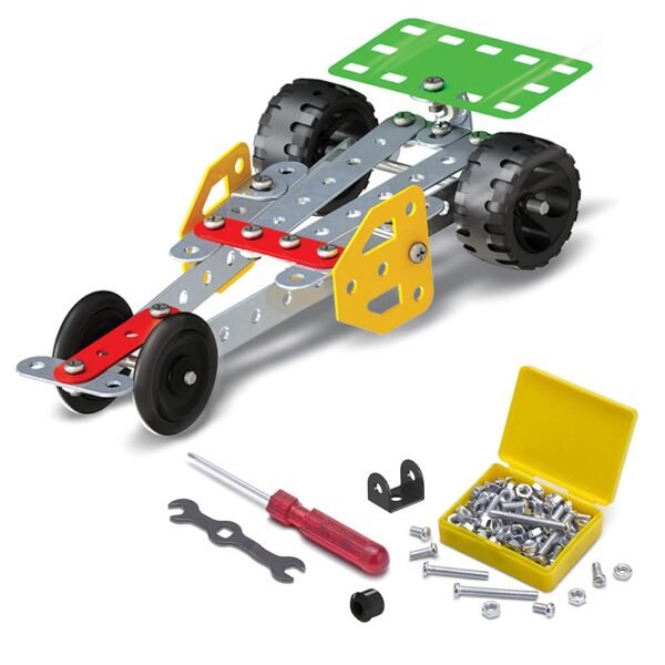 MECHANIX - 0 DIY, Metal Educational, Learning, Stem, Building and Construction Toys, Multicolor - Image 4