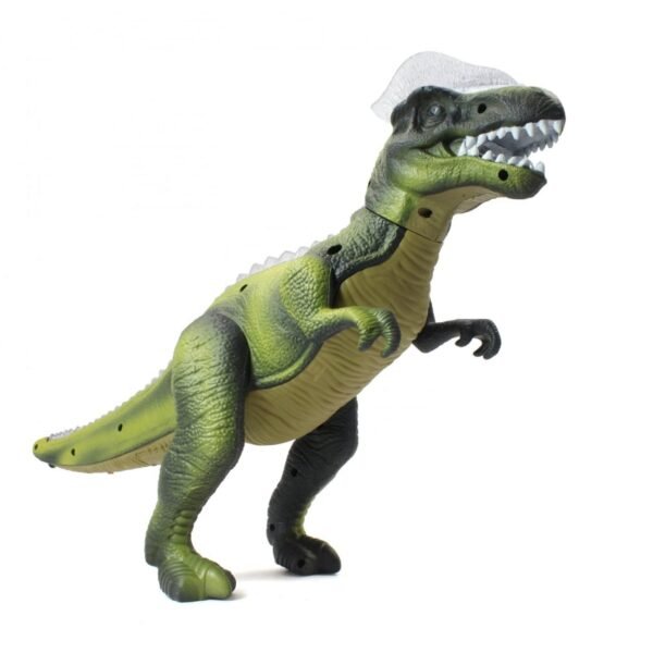 SPIRITUAL HOUSE Dinosaur Toys for Kids 6-7 8-12, 2.4G Remote Control Dilophosaurus Action Figure Boys Girls 4-7 Years RC Walking with Lights and Sounds One-Key Demo Dino Toy