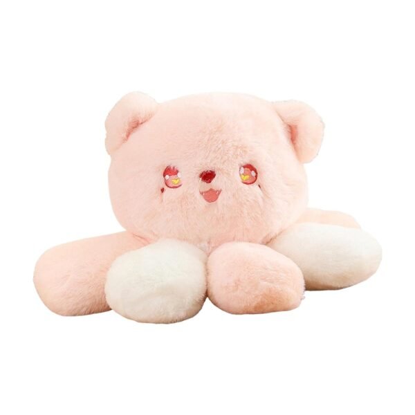 bnf® Stuffed Animals Octopus Limbs Cat Head Decoration for Girls Boys Girlfriend Pink Baby | Toys for Baby | Plush Baby Toys