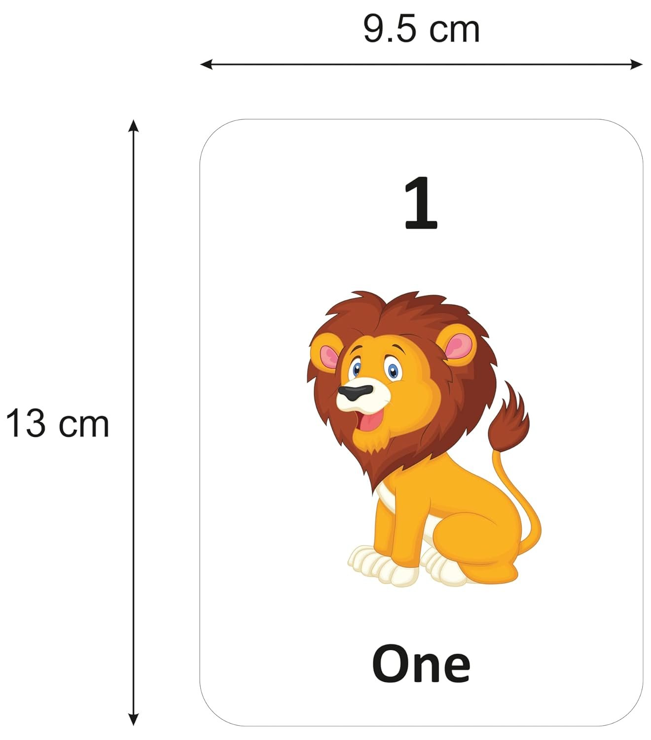Premium Numbers Flash Cards for Kids Early Learning | Easy & Fun Way of Learning 1 Year to 6 Years Babies Smart Toys - Image 2