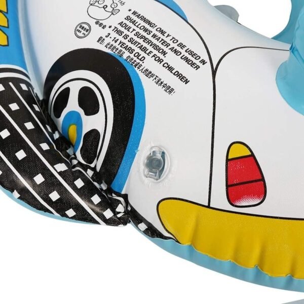Swim Ring for Kids Inflatable Swimming Pool Tube for 1-5 Years Baby Girl Boys Swimming Pool Accessories Water Floating Tube seat raft(multicolour/1pcs) (Design 1) - Image 3