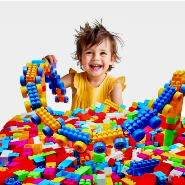 ARIZON Building Blocks Set for Kids, 125 Pcs, Educational Creative Puzzle Game for Children, Boys & Girls, Learning Toy for Kids, Multicolor, DIY Puzzle, Games Toys (TOY-BLOCK-125-MULTI)