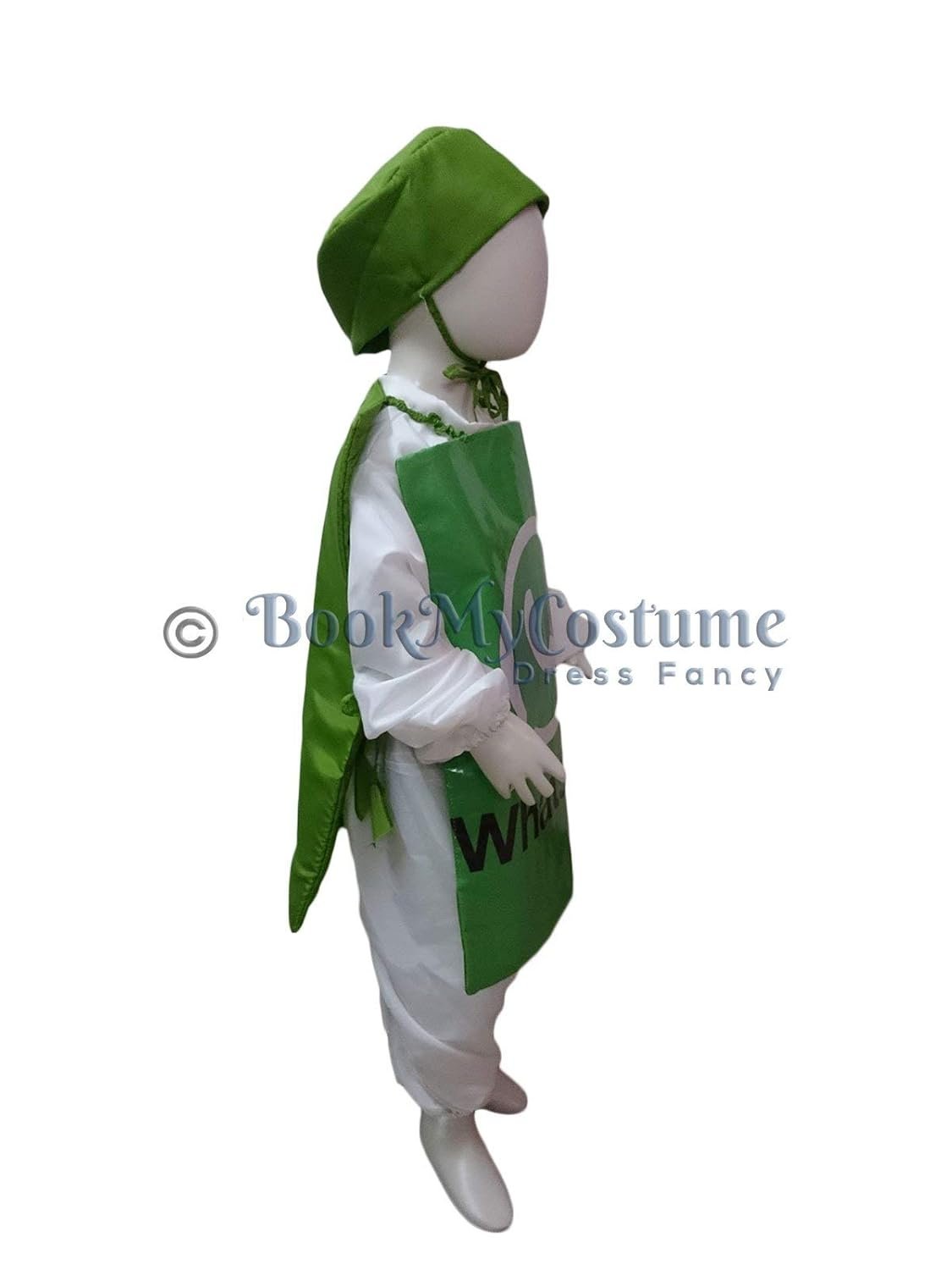 BookMyCostume Green Social Media Messaging Technology Kids Fancy Dress Costume 6-7 years - Image 2